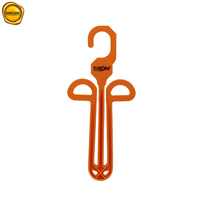 Customized Logo Orange Plastikhänger für Schuhe/Schuhe